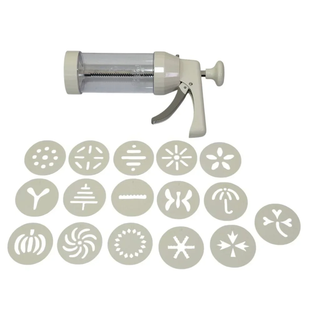 The Pampered Chef #1525 Cookie Press With 16 Cookie Discs